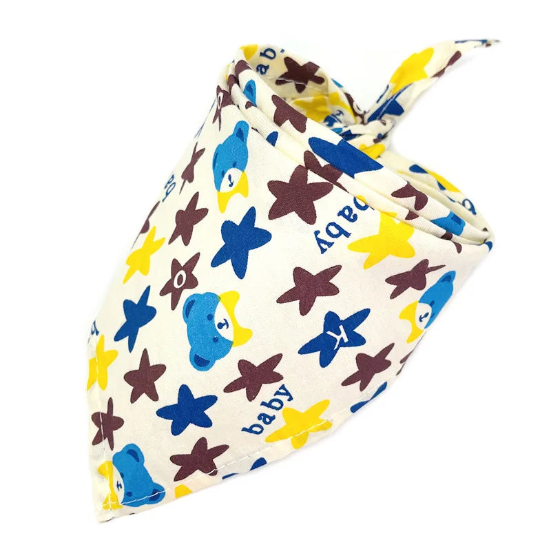 30/50 Pcs Dog Bandana Lot Bulk Personalized Pet Dog Face Bandana Washable Dog Bandanas For Small Large Dogs 20 Colors