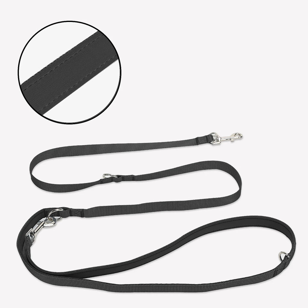Multifunctional Dog Leash,Adjustable Length Multipurpose for Medium & Large Dogs,Convertible Hands Free,Crossbody,Over Shoulder