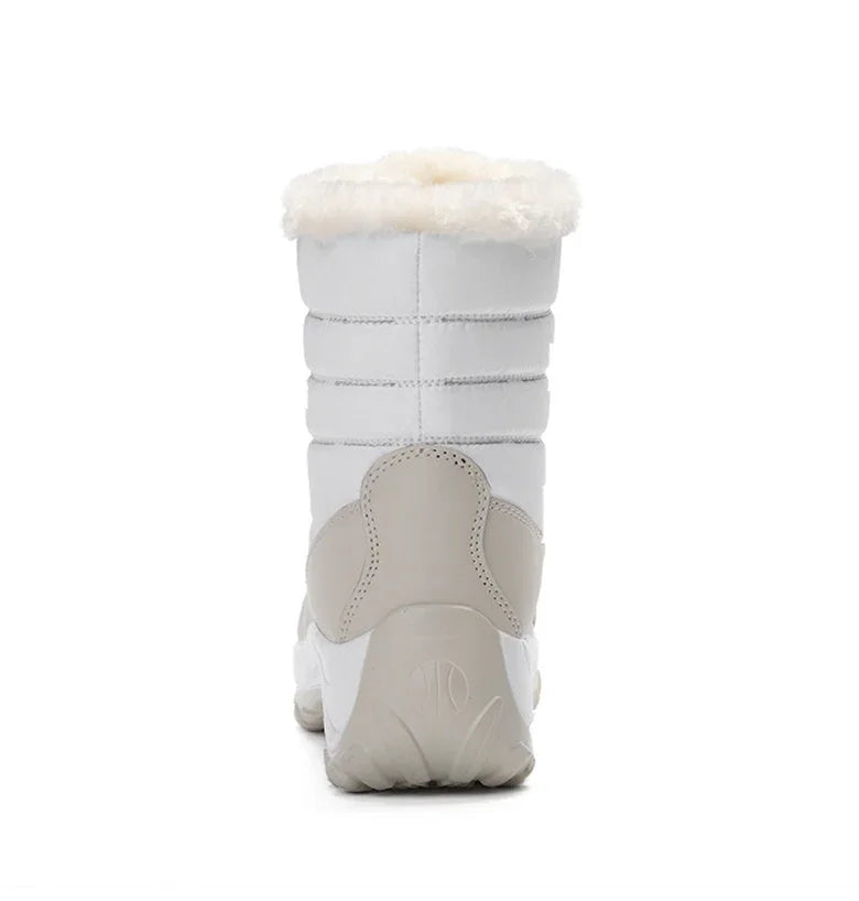 Women Boots Winter Platform Heels Snow Boots for Wamen 2023 Trend Fur Warm Ankle Boots Female Plush Winter Waterproof Shoes