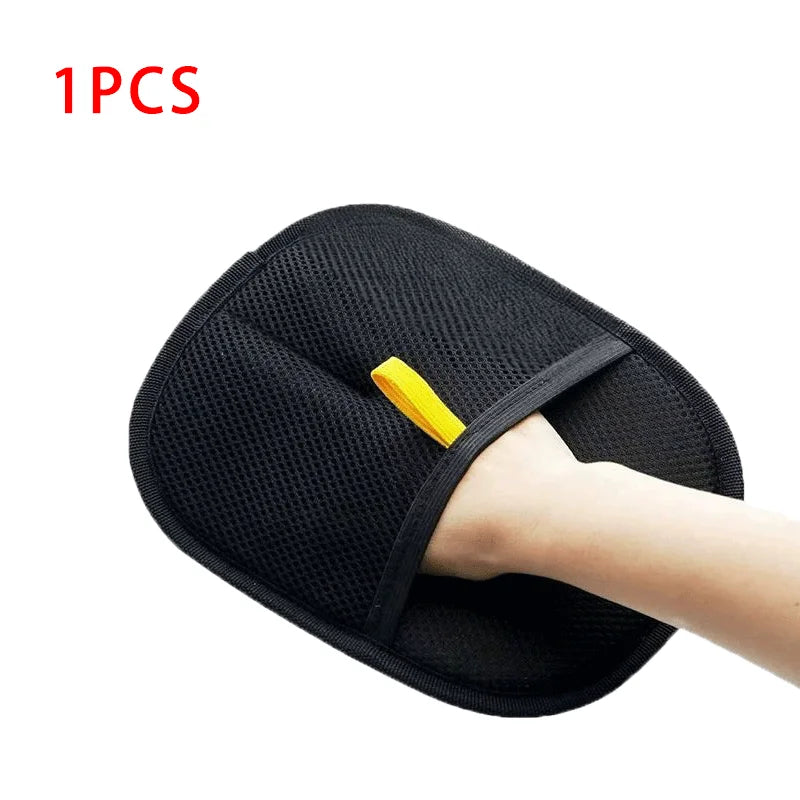 Pet Grooming Gloves Reusable Hair Removal Tool Cat Hair Removal Brush Double-Sided Removing Hair Comb for Sofa Clothes Cleaning