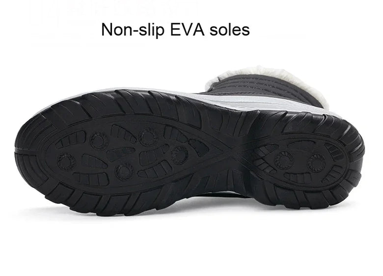 Women Boots Winter Platform Heels Snow Boots for Wamen 2023 Trend Fur Warm Ankle Boots Female Plush Winter Waterproof Shoes