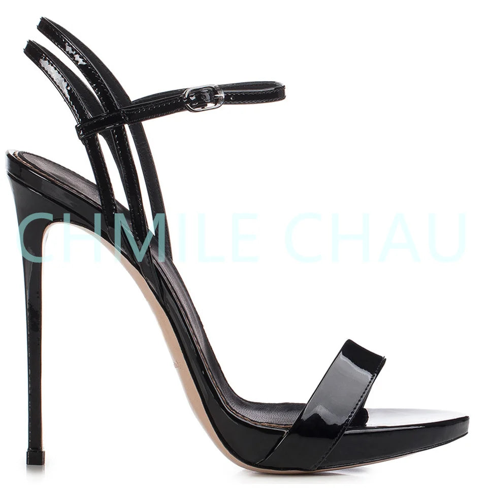 【Measure your feet length before order】Elegant Luxury Designer Women Sandal High Heel Banquet Prom Sandálias Femininas 23-CHC-30