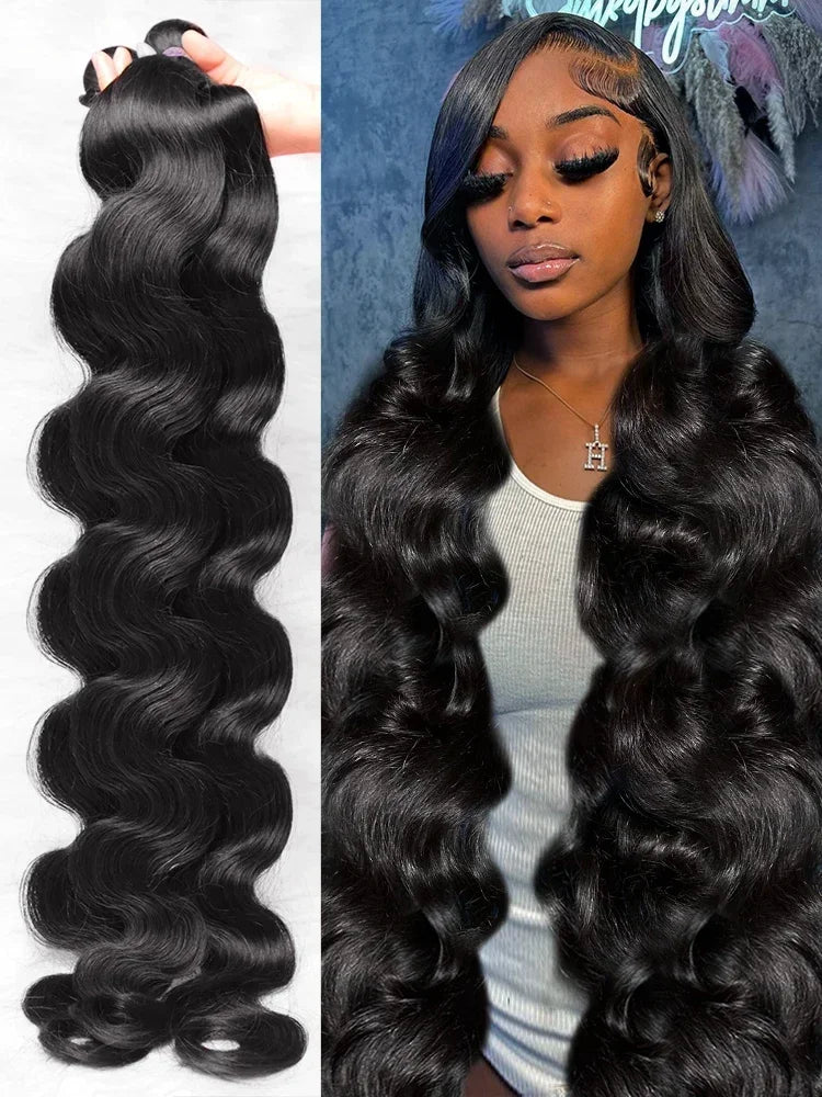 14A Highlight Ombre Body Wave Bundles Human Hair 100% Unprocessed Brazilian Colored 1 3 4 Pcs Raw Hair Bundles Weave Extensions
