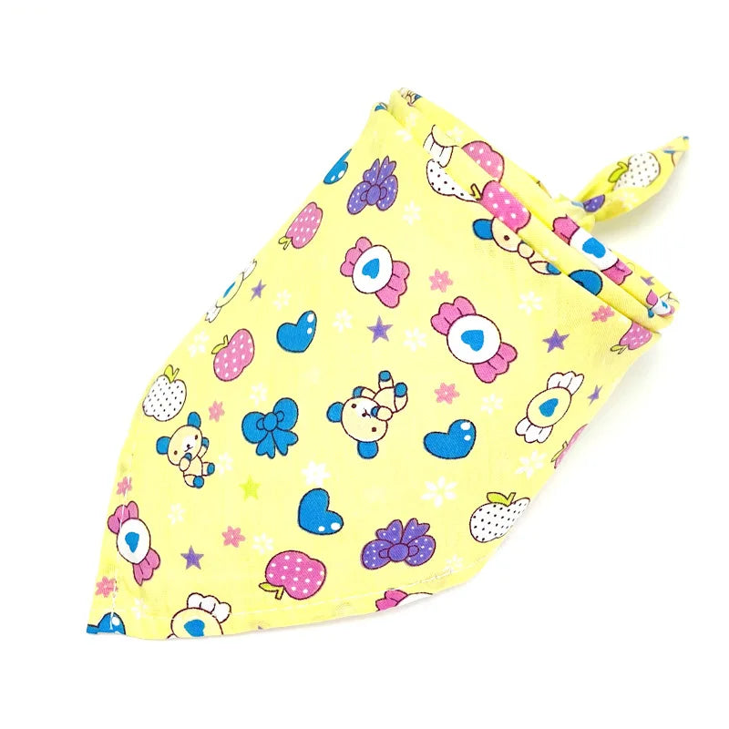 30/50 Pcs Dog Bandana Lot Bulk Personalized Pet Dog Face Bandana Washable Dog Bandanas For Small Large Dogs 20 Colors