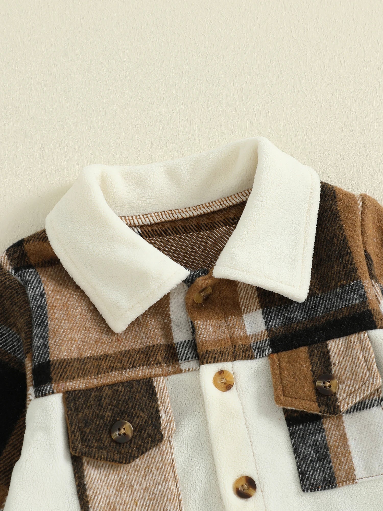 Lioraitiin Toddler Baby Boy Fall Outfit Plaid Button up Long Sleeve Shirt and Elastic Pants 2 Piece Clothes