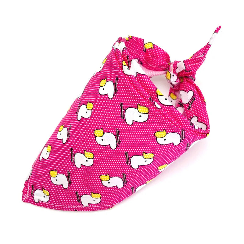 30/50 Pcs Dog Bandana Lot Bulk Personalized Pet Dog Face Bandana Washable Dog Bandanas For Small Large Dogs 20 Colors