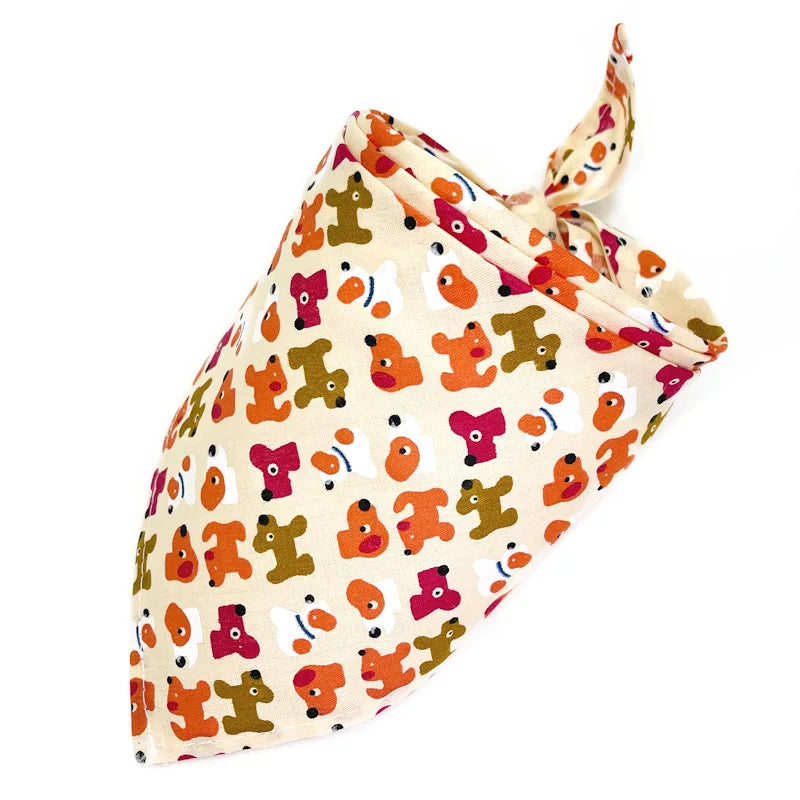 30/50 Pcs Dog Bandana Lot Bulk Personalized Pet Dog Face Bandana Washable Dog Bandanas For Small Large Dogs 20 Colors