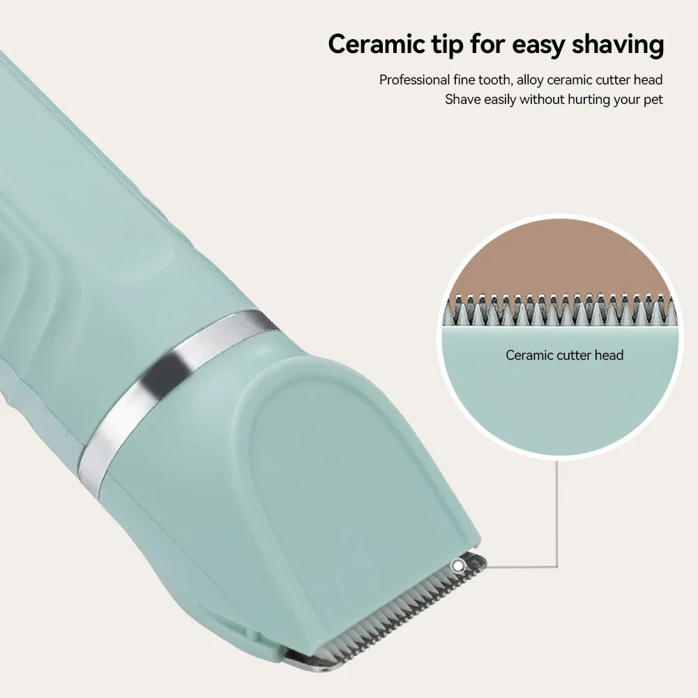 1Pc Professional 3/4-in-1 Electric Pet Grooming Tool Set Dog Hair Clippers Electric Pets Haircut Trimmer Shaver Cats Supplies