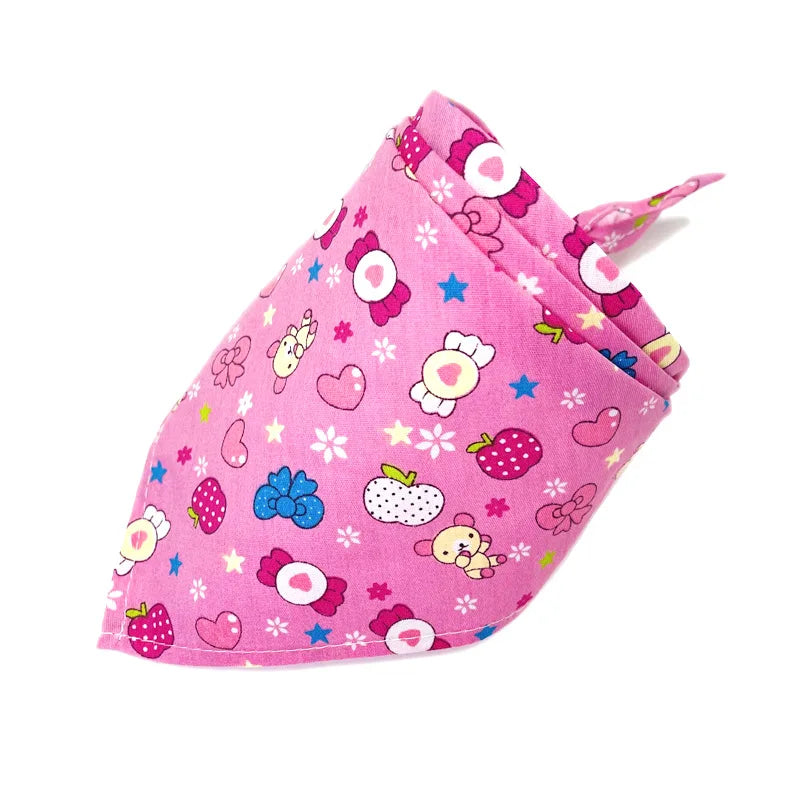 30/50 Pcs Dog Bandana Lot Bulk Personalized Pet Dog Face Bandana Washable Dog Bandanas For Small Large Dogs 20 Colors