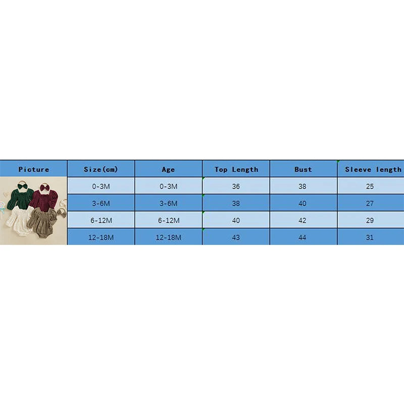 2024-10-29 Lioraitiin Baby Girls Spring Romper Long Sleeve Square Neck Solid Color Romper with Headband