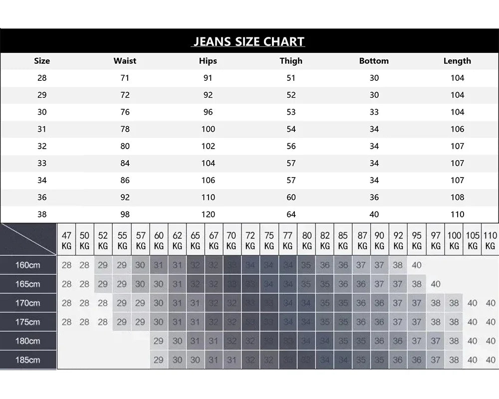 Men Jeans American High Street Black Pleated Basic Model New Fashion Trend High Quality Jeans
