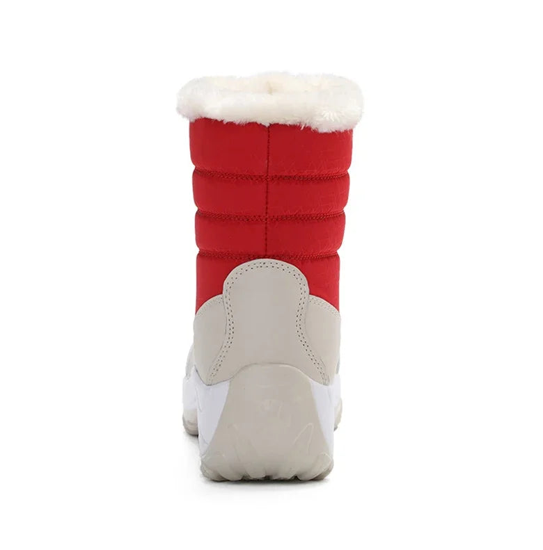 Women Boots Winter Platform Heels Snow Boots for Wamen 2023 Trend Fur Warm Ankle Boots Female Plush Winter Waterproof Shoes
