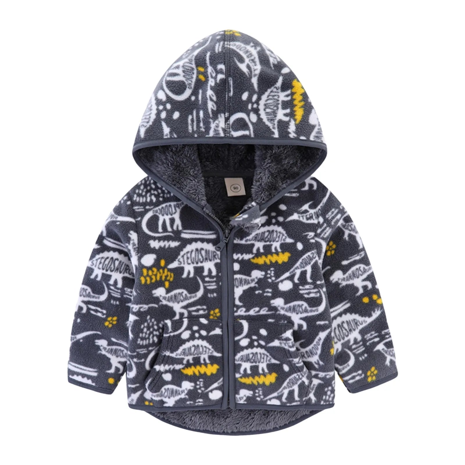 Girls Hooded Coats Toddler Baby Boys Girls Hooded Zipper Long Sleeve Thick Warm Outerwear Girls Coat Hook