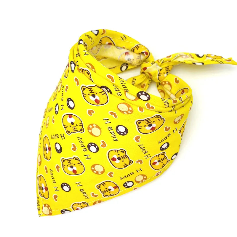 30/50 Pcs Dog Bandana Lot Bulk Personalized Pet Dog Face Bandana Washable Dog Bandanas For Small Large Dogs 20 Colors
