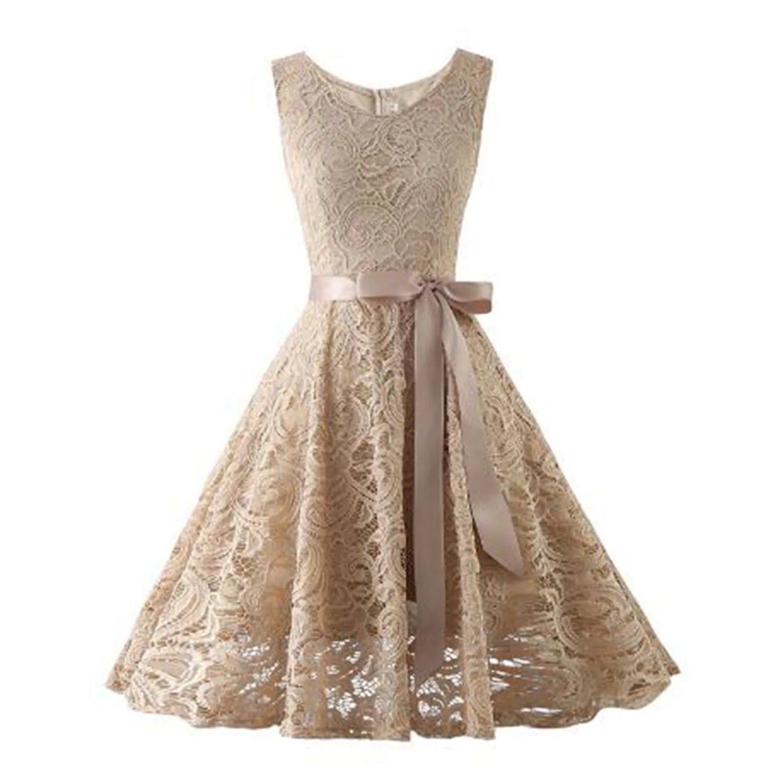 Pink Lace Party Wedding Dresses for Women Solid Sleeveless Elegant Gown Bridesmaid Prom Party A Line Dress Hollow Lace Up Robe