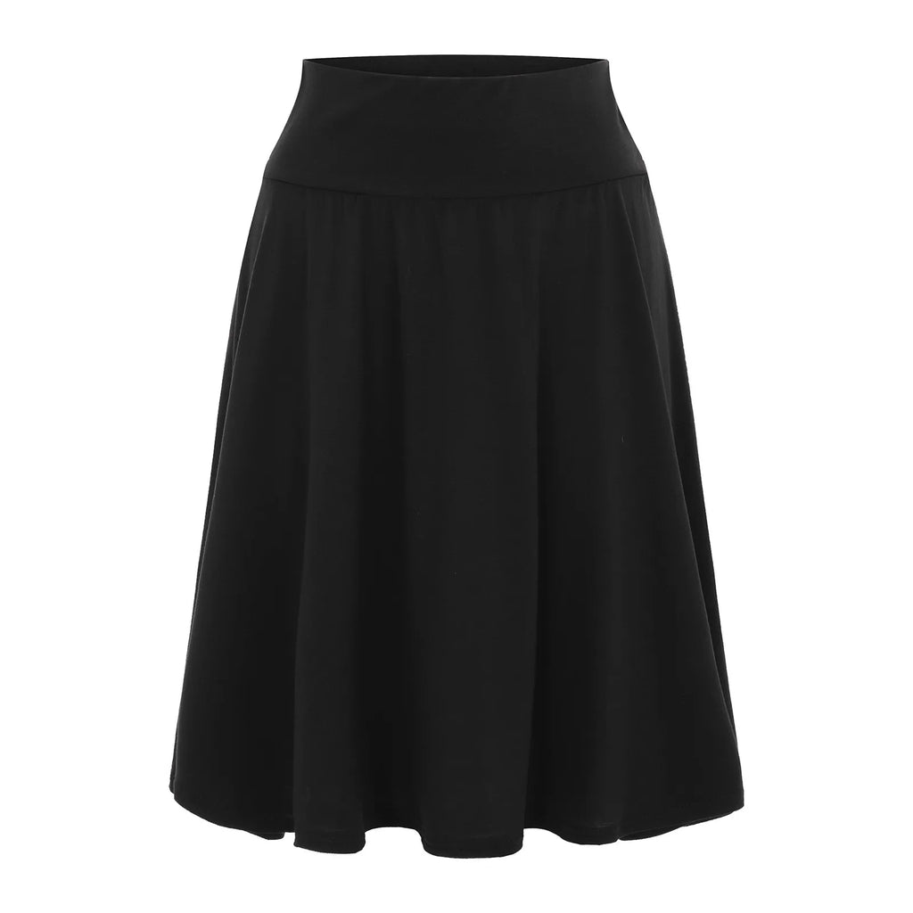 Casual Loose Skirts Womens Office Elegant Elastic High Waist Tie Pencil Work Skirt Pleated Streetwear Midi Beach Sunskirt