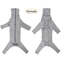 XS-3XL Pet Dog Clothes Winter Jumpsuit Undergarment Female Male Dog Home Loss Hair Proof Clothing Post-Surgical Recovery Clothes