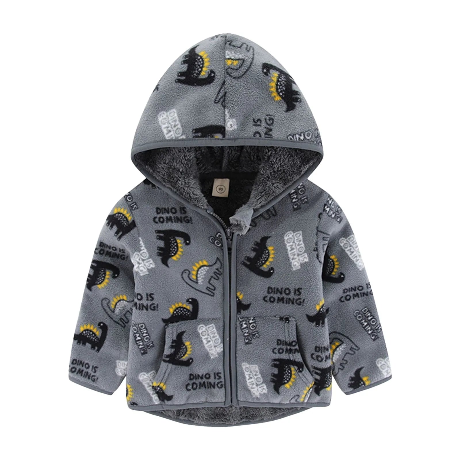 Girls Hooded Coats Toddler Baby Boys Girls Hooded Zipper Long Sleeve Thick Warm Outerwear Girls Coat Hook