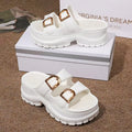 Thick-Soled Sandals for Small People, Women's Outer Wear, New Summer Heightening Fashion Flip-Flops, Beach Eva Casual Shoes