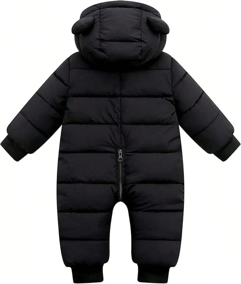 Baby Clothes Cute Infant Toddler Snowsuit Warm Newborn Boy Girl Winter Coats Hooded Zip Jumpsuit