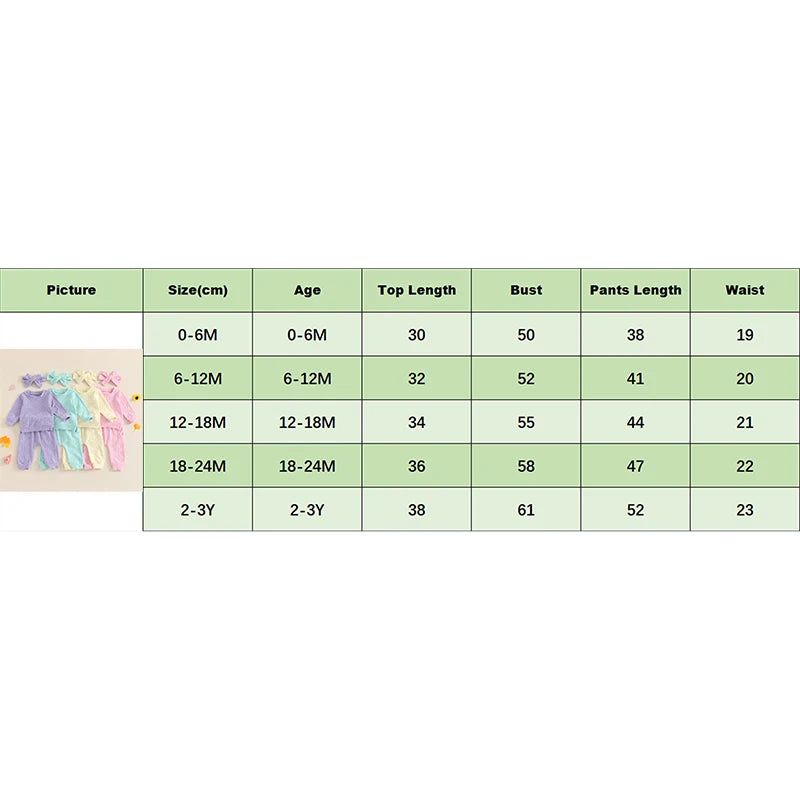 2024-05-22 Lioraitiin Toddler Girl Fall Outfit Daisy Embroidery Long Sleeve Sweatshirt with Elastic Waist Pants Headband Set
