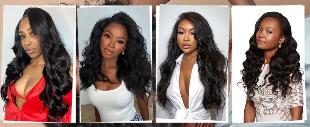 Body Wave Knotless Pre Separated Crochet Human Hair Extensions Bundles With Threading Brazilian Feather Virgin Hair for Braid