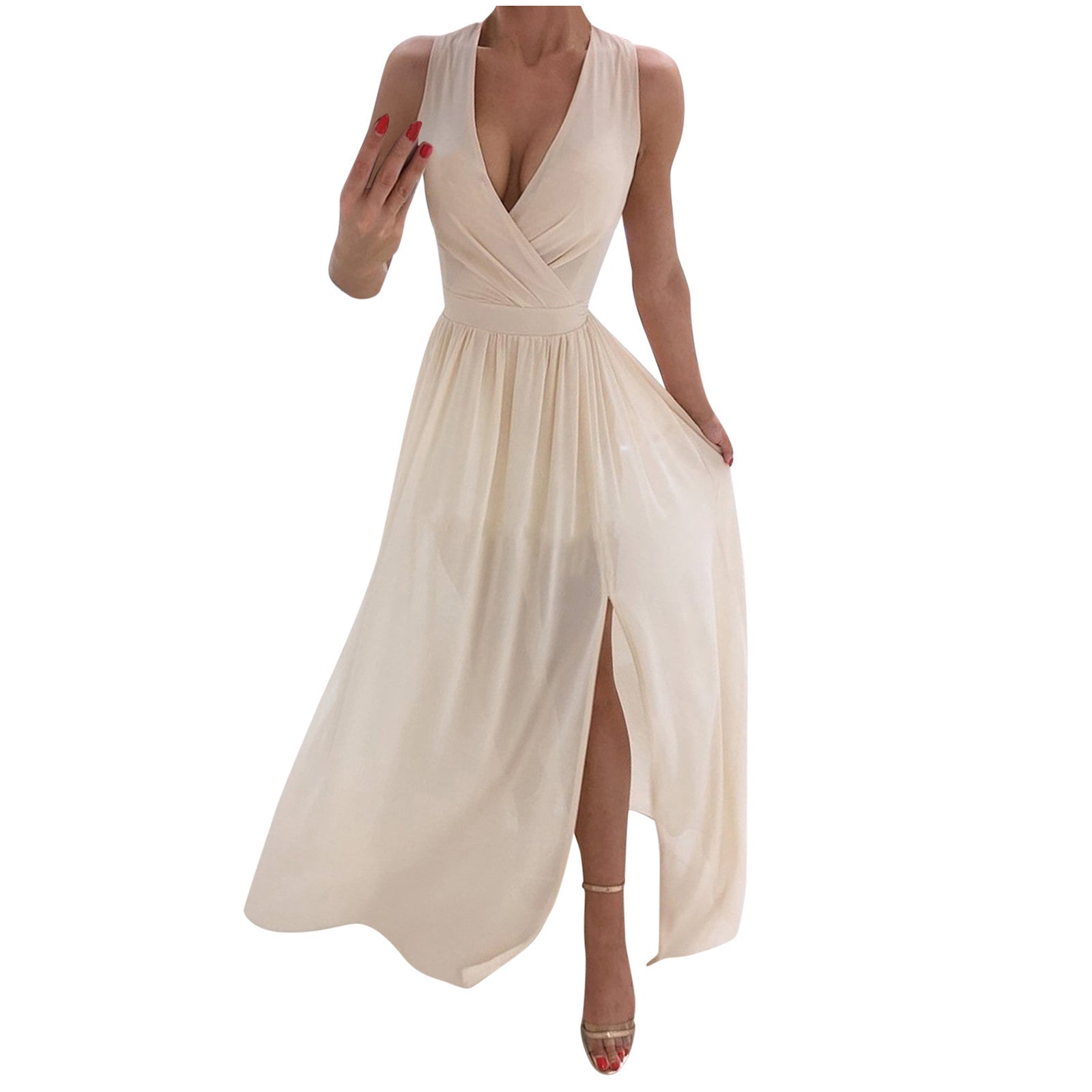 Sexy Women Dresses Outfits 2023 Plus Size Beach V-neck Dresses Summer Party A-line Midi Formal Dresses Women's Clothing 원피스