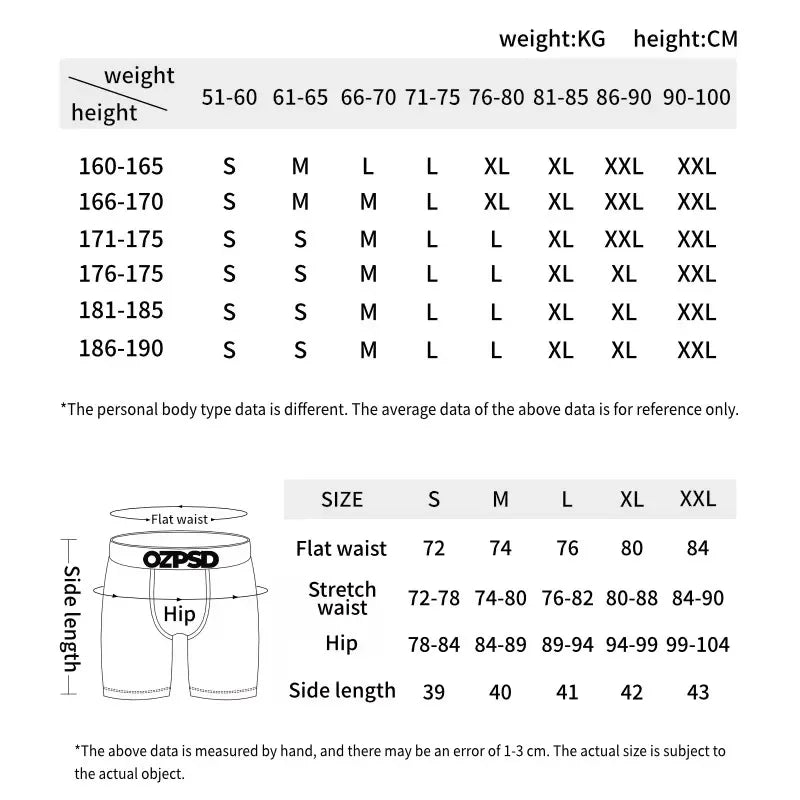 5Pcs Sexy Summer Men Boxer Underwear Breathable Printed Men's Panties Underpants Male Plus Size Man Boxer Briefs Man Boxershorts