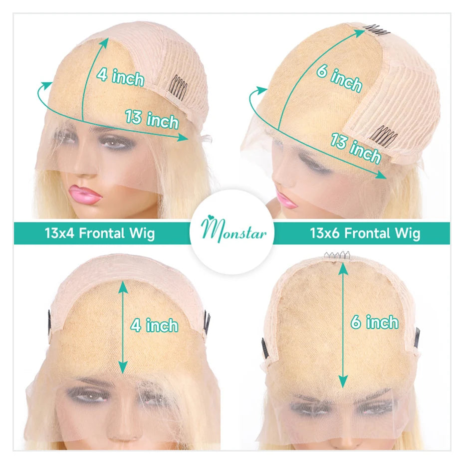 300% High Density Lace Wigs Body Wave Blonde Wig 613 Hd Lace Frontal Wig 13x6 Vietnamese Raw Hair 13x4 Lace Front Human Hair Wig