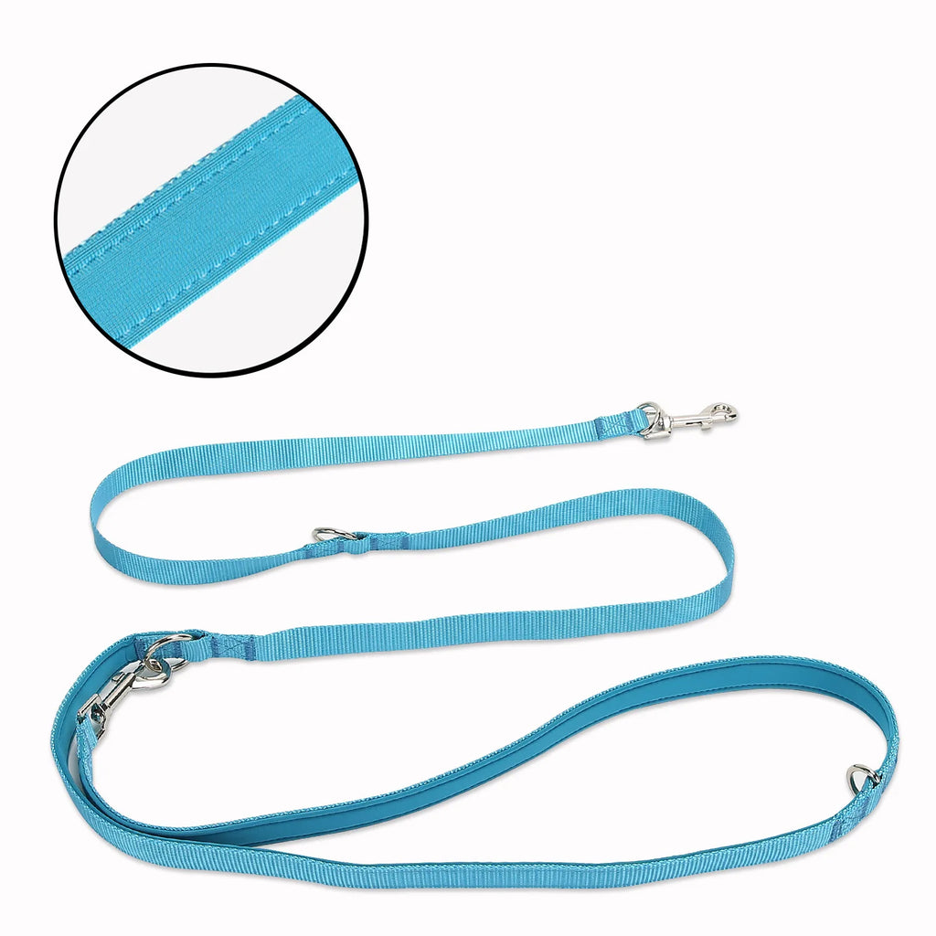 Multifunctional Dog Leash,Adjustable Length Multipurpose for Medium & Large Dogs,Convertible Hands Free,Crossbody,Over Shoulder