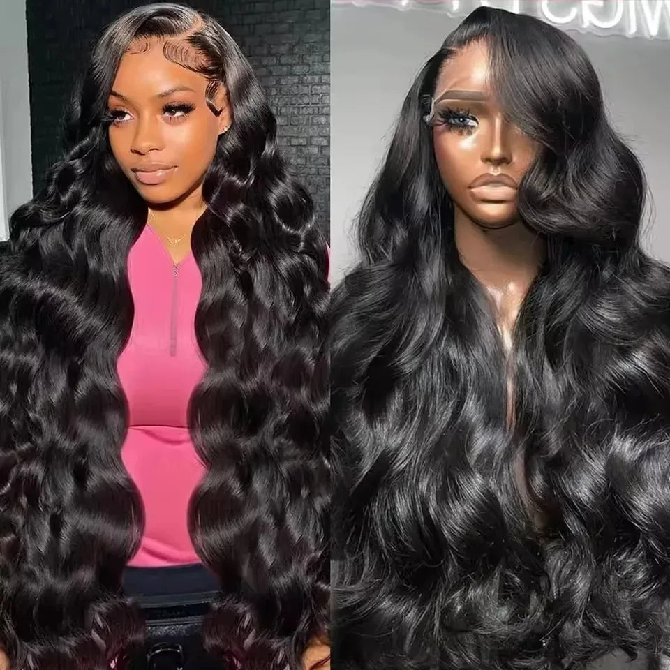 Body Wave Lace Front Wigs Human Hair 200 Density 13x6 13x4 Hd Transparent Lace Frontal Wigs For Women Pre Plucked With Baby Hair