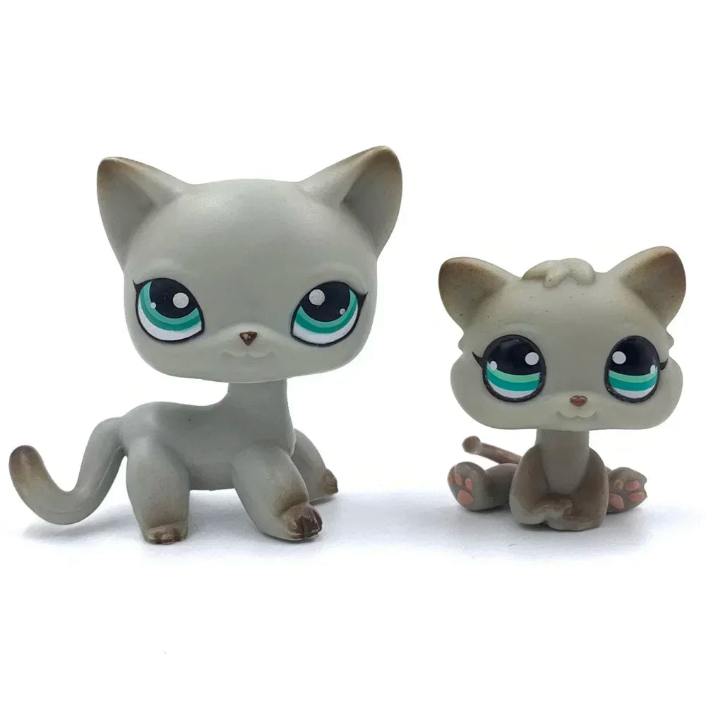 Rare Animal littlest pet shop lps toy toy Cute kitten Stands Dog Dachshund Collie Cocker Spaniel Great Dane Old Bobble head toy