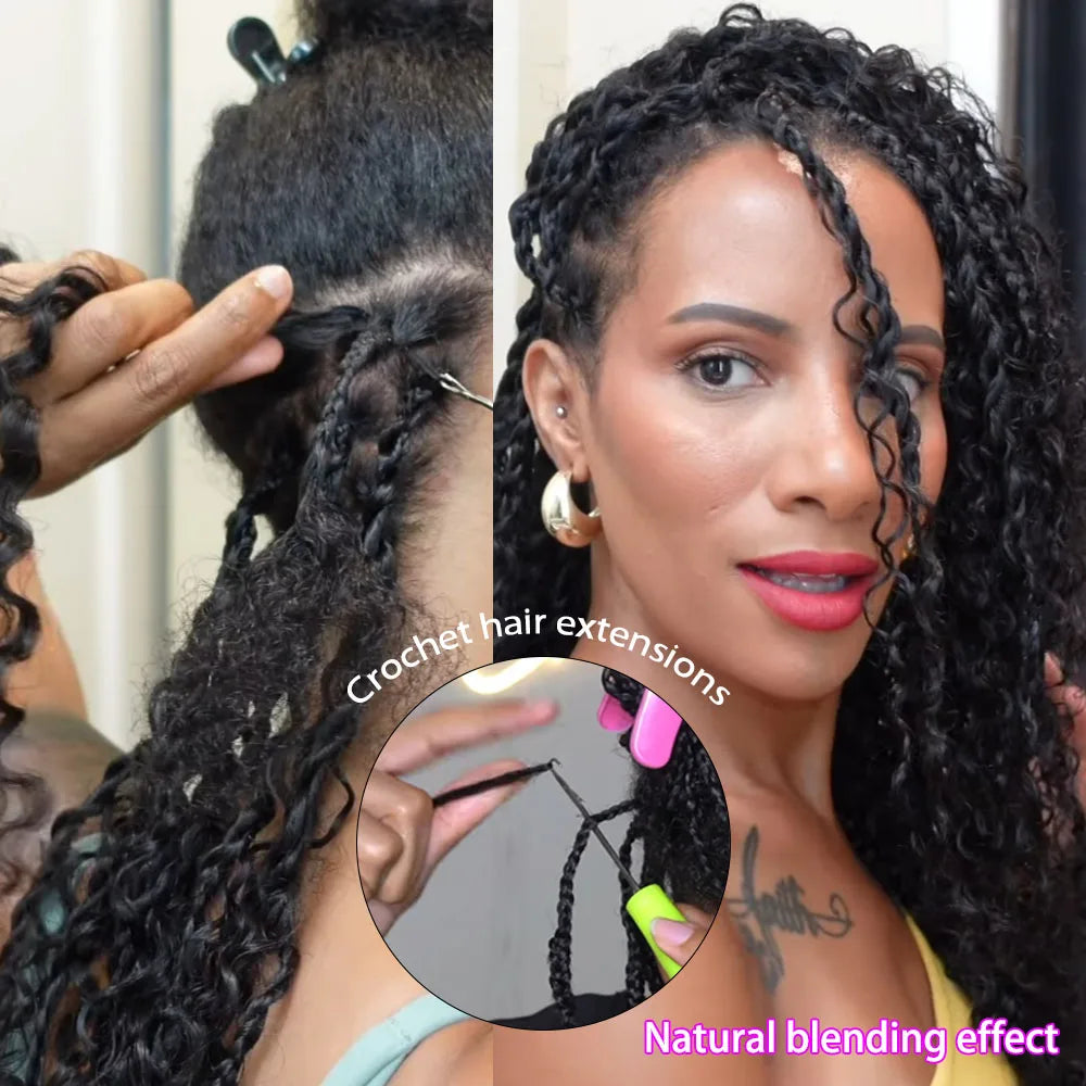16 Inch 100G Afro Kinky Curly Bulk Human Hair For Braiding For Micro Twist 100% 4B No Weft Twists Human Hair Bundles Extensions