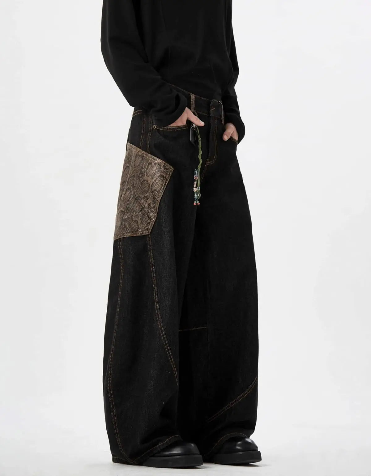 Y2k Baggy Jeans for Men Women Wide Leg Skater Grunge Pants Loose Fit Barrel Jeans Hip Hop Denim Pants Streetwear