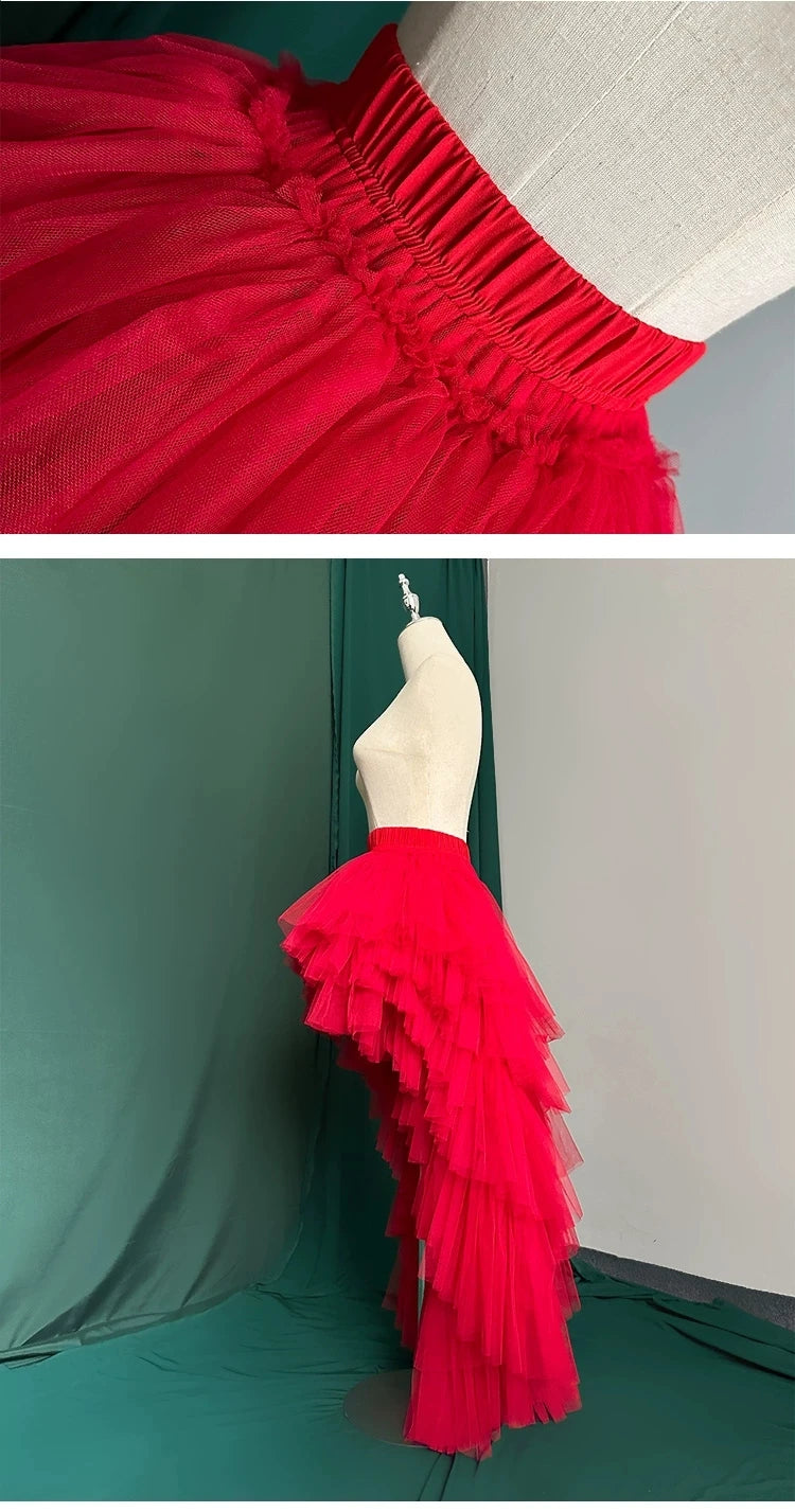 Front Short Back Long Tutu Skirt, Fashion Princess Skirts