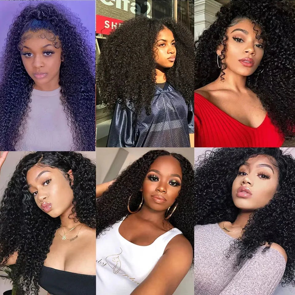 Mogolian Hair 8-30 Inch Kinky Curly Bundles 100% Virgin Human Hair Weaving Natural Curly Hair 2 3 4 Bundle Deals For Extensions