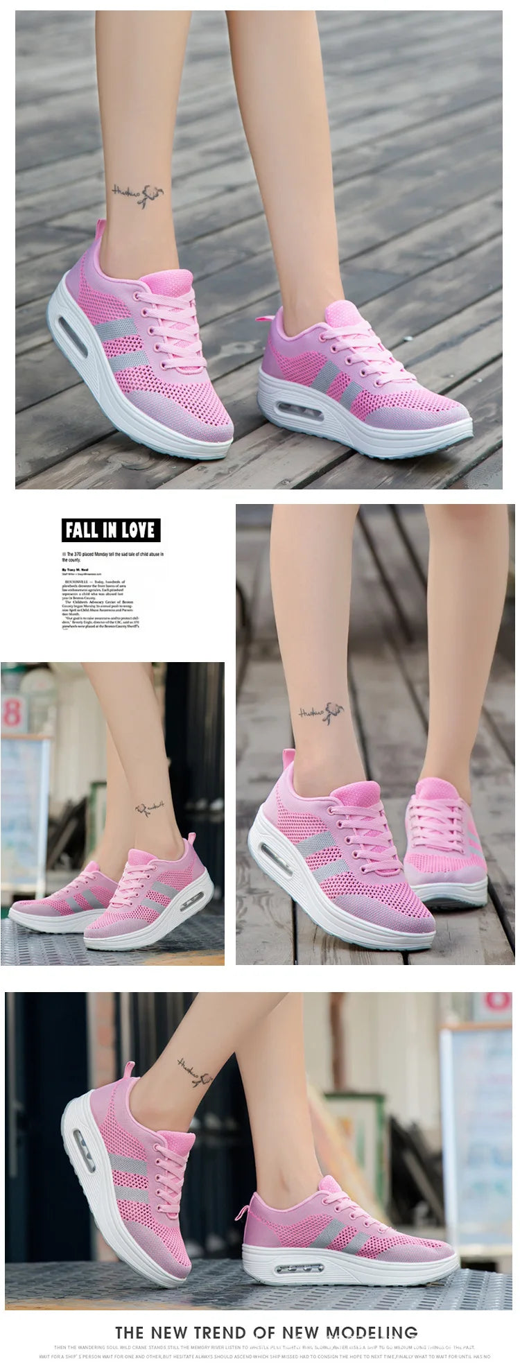 New Large Size Women's Shoes Fashion Hollowed Out Breathable Sneakers Women Outdoor Comfort Lightweight Casual Shoes for Women