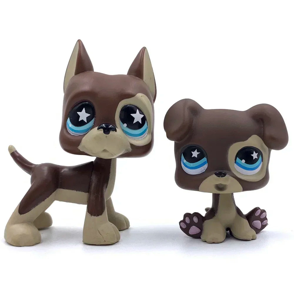 Rare Animal littlest pet shop lps toy toy Cute kitten Stands Dog Dachshund Collie Cocker Spaniel Great Dane Old Bobble head toy