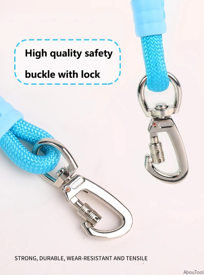 Versatile Pet Traction Leashes with Foam Handle Hand Free Dog Leash for Pet Walking Running Adjustable Sizes Pet Supplies