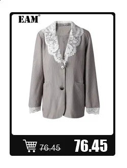 [EAM] High Elastic Waist Black Pleated Mesh Casual A-line Half-body Skirt Women Fashion Tide New Spring Autumn 2026  1DH5148