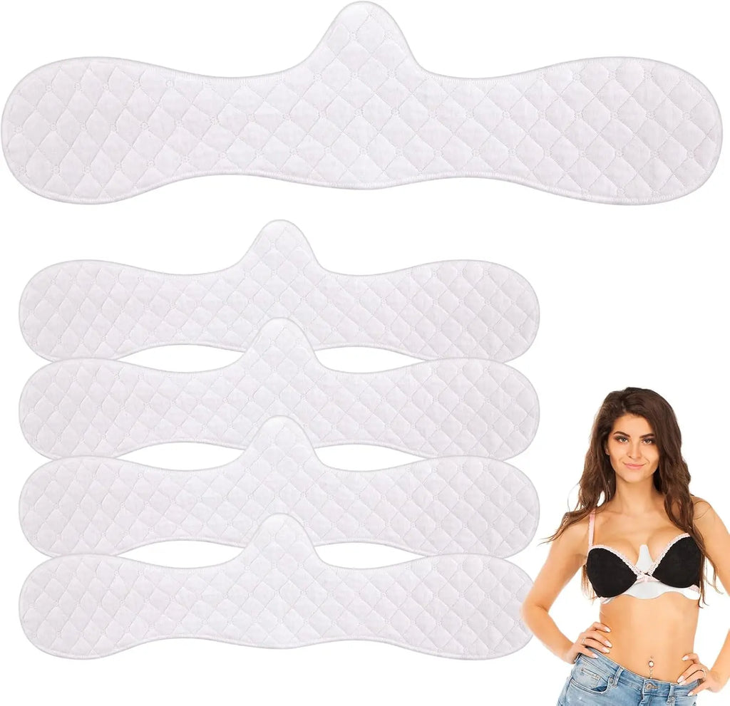 Disposable Bra Liners to Absorb Sweat Under Breasts Non Woven Bra Liners Bulk Underboob Sweat Absorber Pads for Women
