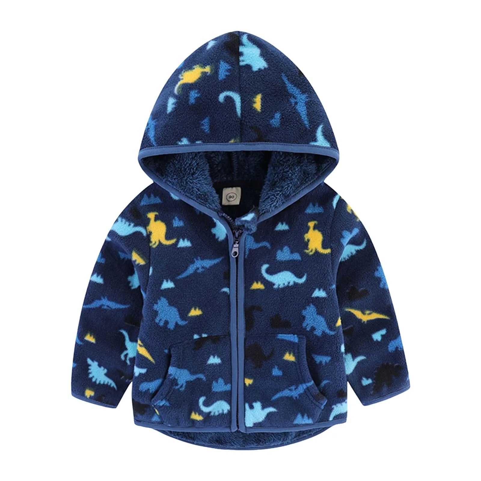 Girls Hooded Coats Toddler Baby Boys Girls Hooded Zipper Long Sleeve Thick Warm Outerwear Girls Coat Hook