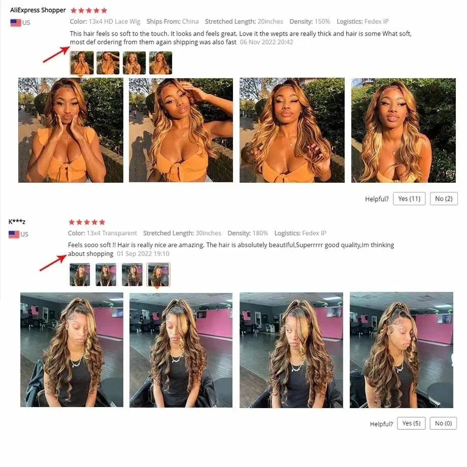 40 lnch Highlight Wig Human Hair P427 Honey Blonde 13x4 Lace Front Human Hair Wigs Body Wave Lace Frontal Wig For Black Women