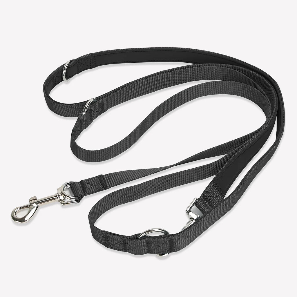 Multifunctional Dog Leash,Adjustable Length Multipurpose for Medium & Large Dogs,Convertible Hands Free,Crossbody,Over Shoulder
