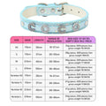 Rhinestone DIY Letter Customizable Pet Collar – Adjustable Leather Cat Necklace & Dog Collar with Bright Glitter Pet Accessories
