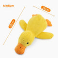 Duck Shape Dog Toy Quacking Plush Pet Toy For Small Large Dog Durable Puppy Molar Chew Toy Fun Interactive Plaything Dog Supplie