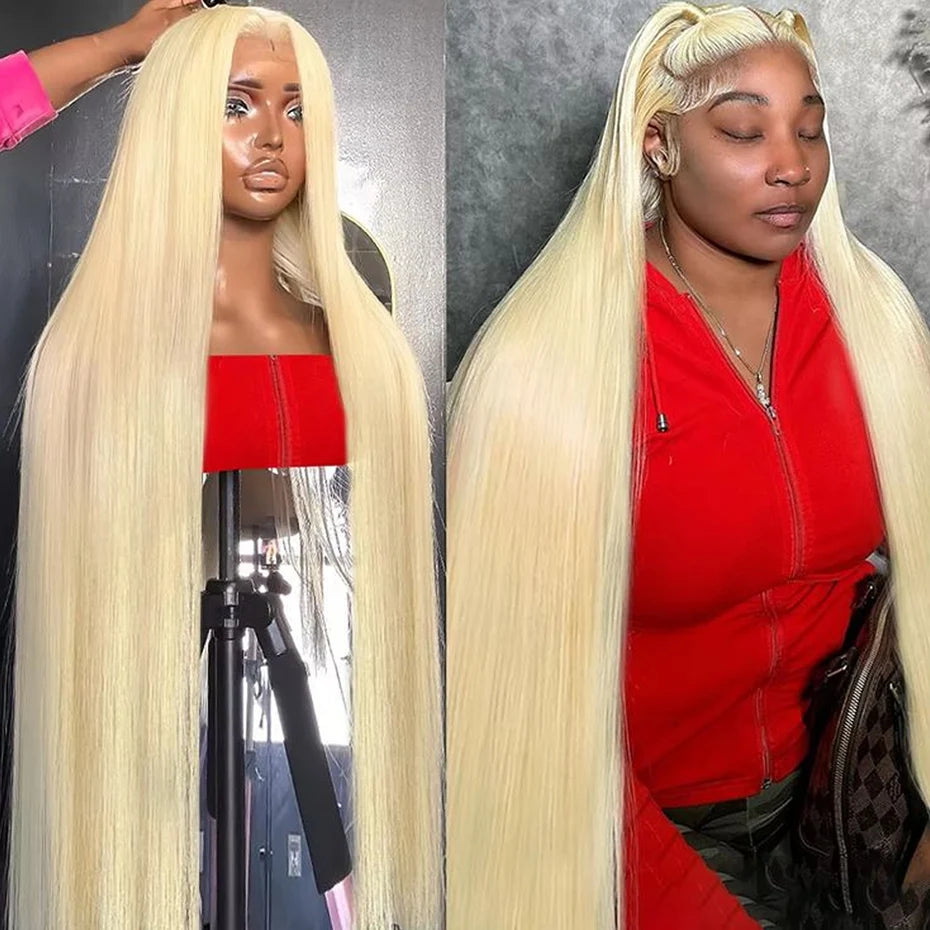 250% 300% High Density Lace Wigs 613 Hd Lace Frontal Wig 13x6 Bone Straight Blonde Wig 13x4 Lace Front Human Hair Wigs For Women