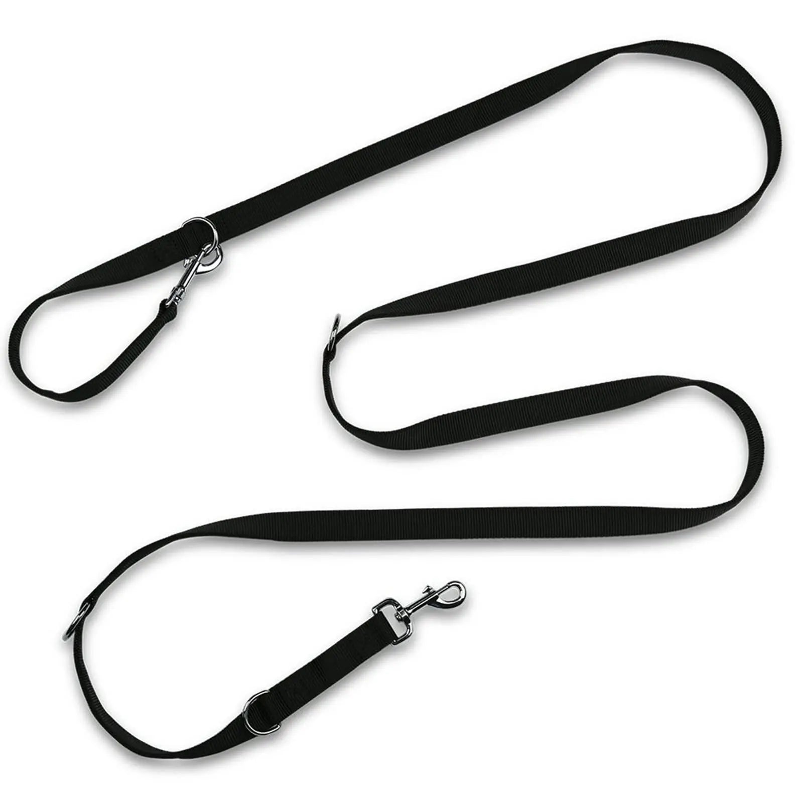 Multifunctional Dog Leash,Adjustable Length Multipurpose for Medium & Large Dogs,Convertible Hands Free,Crossbody,Over Shoulder