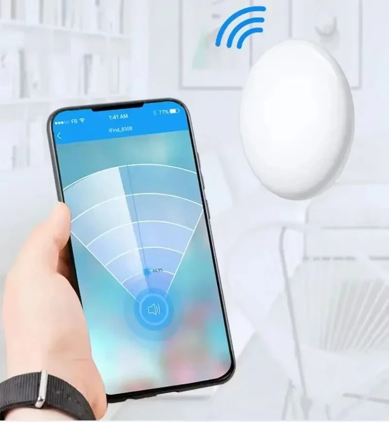 Mini Bluetooth 5.0 Tracker GPS AntiLost Device Round Pet Kids Bag Wallet Tracking Finder Locator Air Tag Smart Home NEW