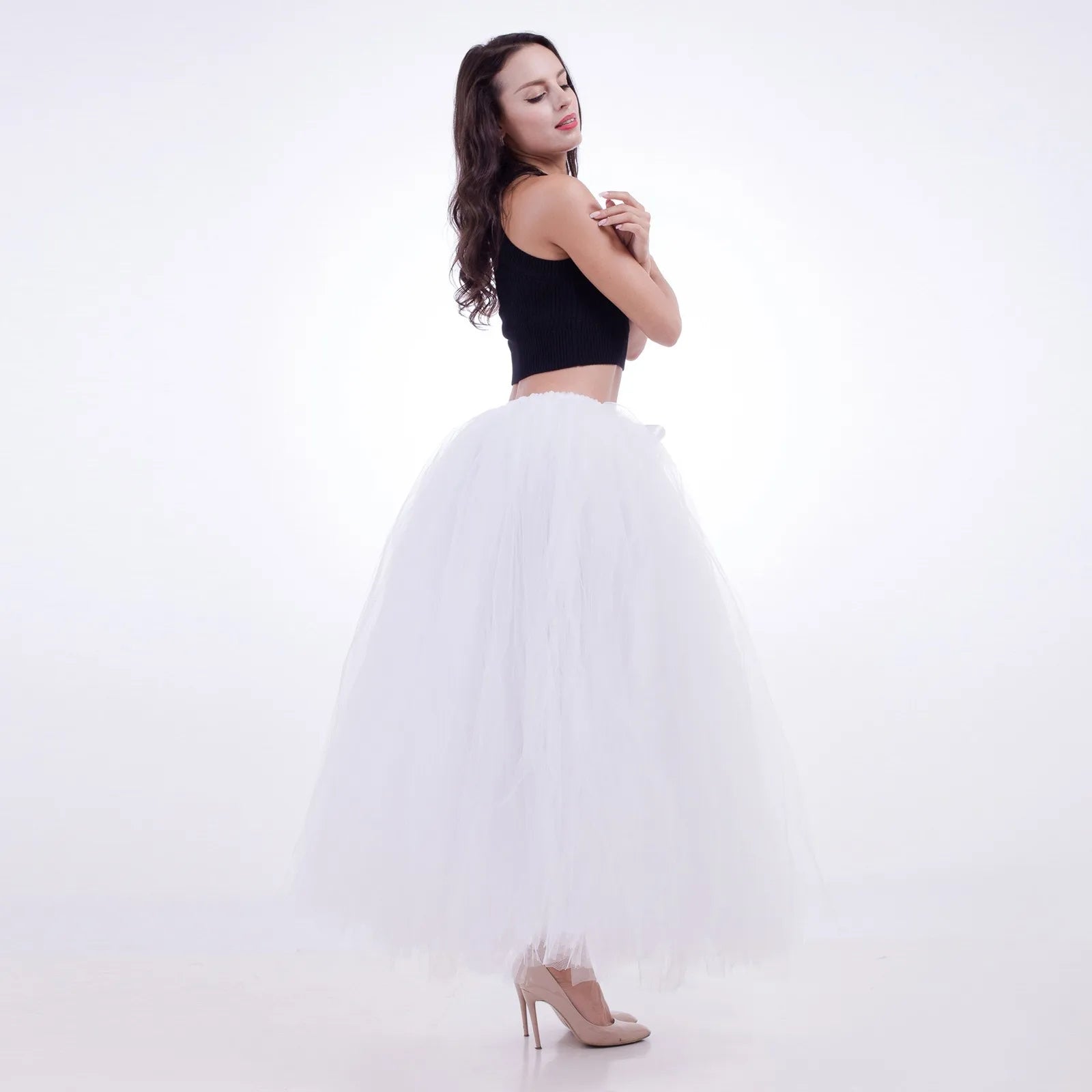 Summer Long Skirts For Women 2025 Women Fashion Solid Color Lace Up Bow Puffy Skirt Handmade Skirt Performance Skirt Ropa Mujer